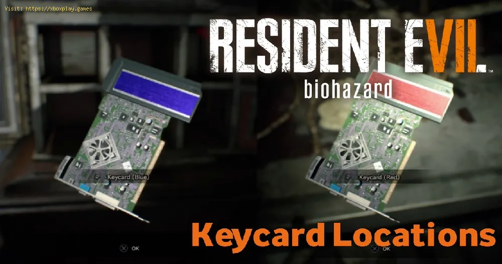 Resident Evil 7: How To Get The Red and Blue Keycards