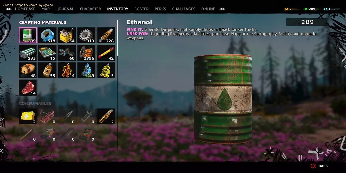 Far Cry New Dawn Guide: Comment obtenir de l'éthanol