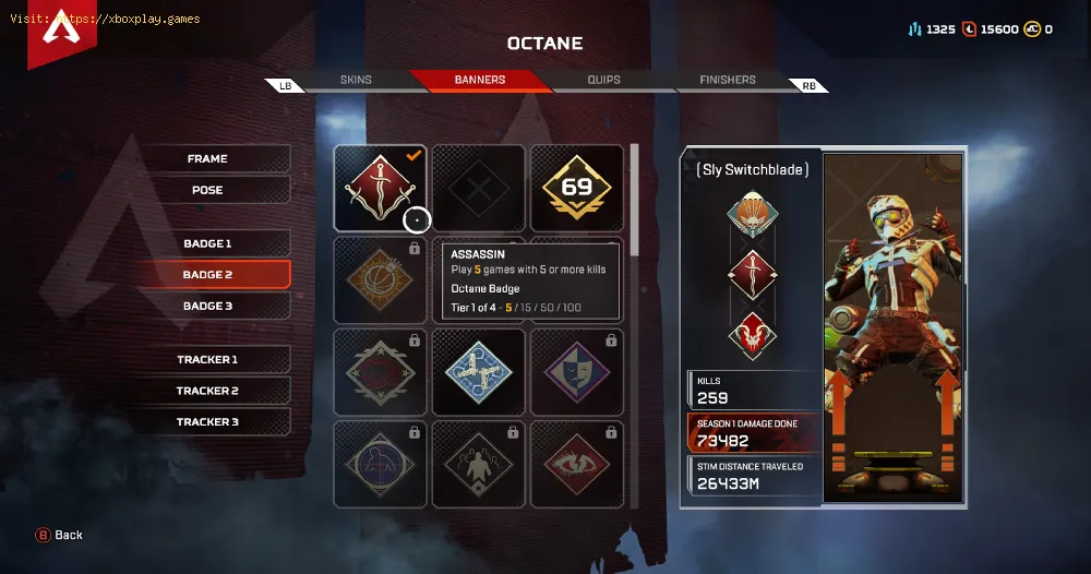 Apex Legends: How to use Badge Progress trackers