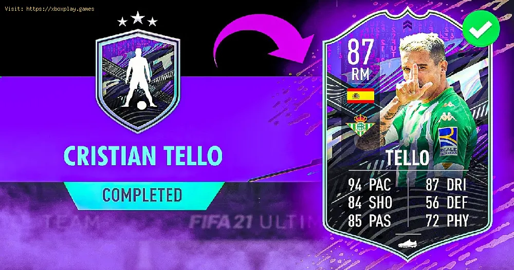 FIFA 21: How to complete What If Cristian Tello SBC