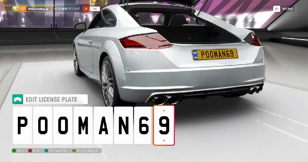 Forza Horizon 4: How to Change License Plates - Tips and tricks