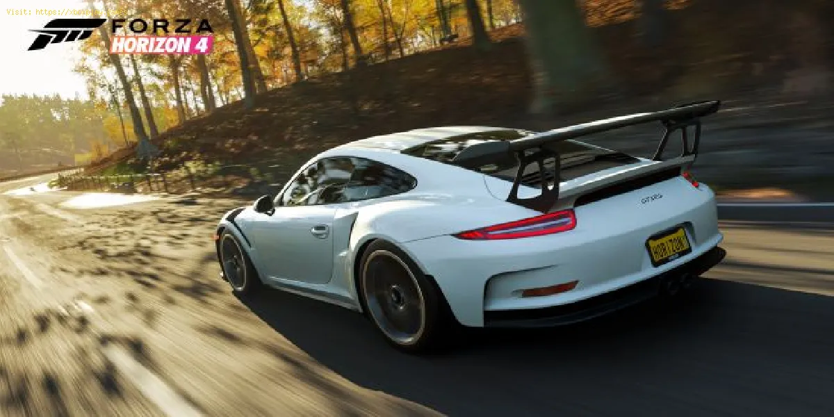 Forza Horizon 4: Como obter o Porsche 911 GT3 RS 2019