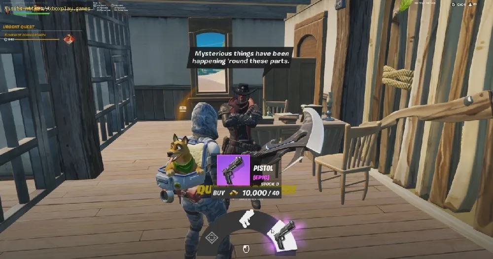 Fortnite : How to Purchase an Item from a Character