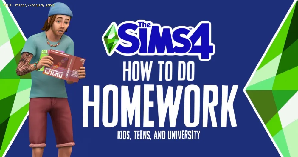 The Sims 4: How to do a Homework - Tips and tricks