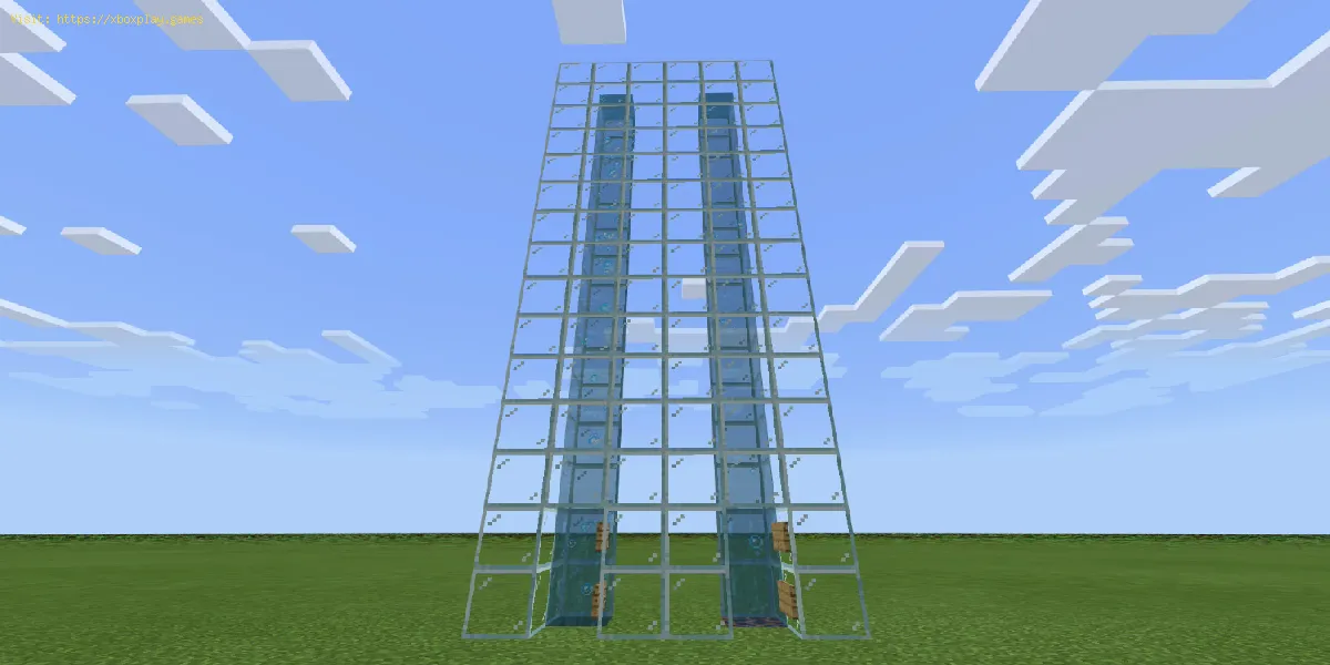 Minecraft: come fare un ascensore d'acqua