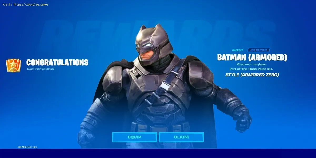 Fortnite: Comment obtenir le skin Batman Zero Armored