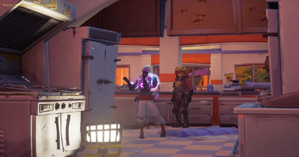 Fortnite:  Where to dance in Durr Burger Kitchen in Chapter 2 Season 6