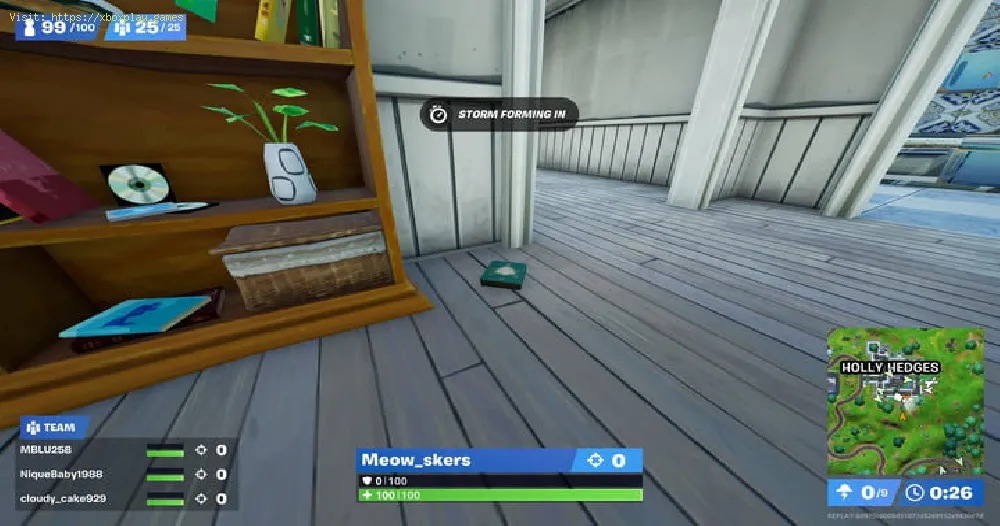 Fortnite: Where to Find Research Books from Holly Hedges and Pleasant Park