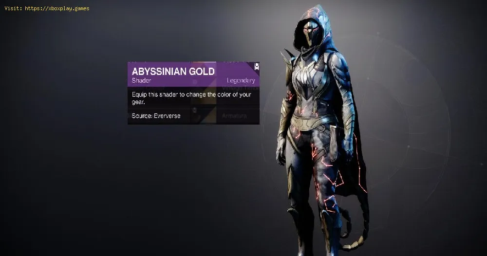 Destiny 2: How To Get the Abyssinian Gold Shader