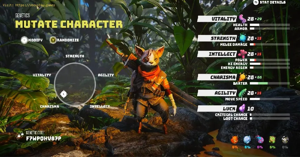 Biomutant: How To Customize Character