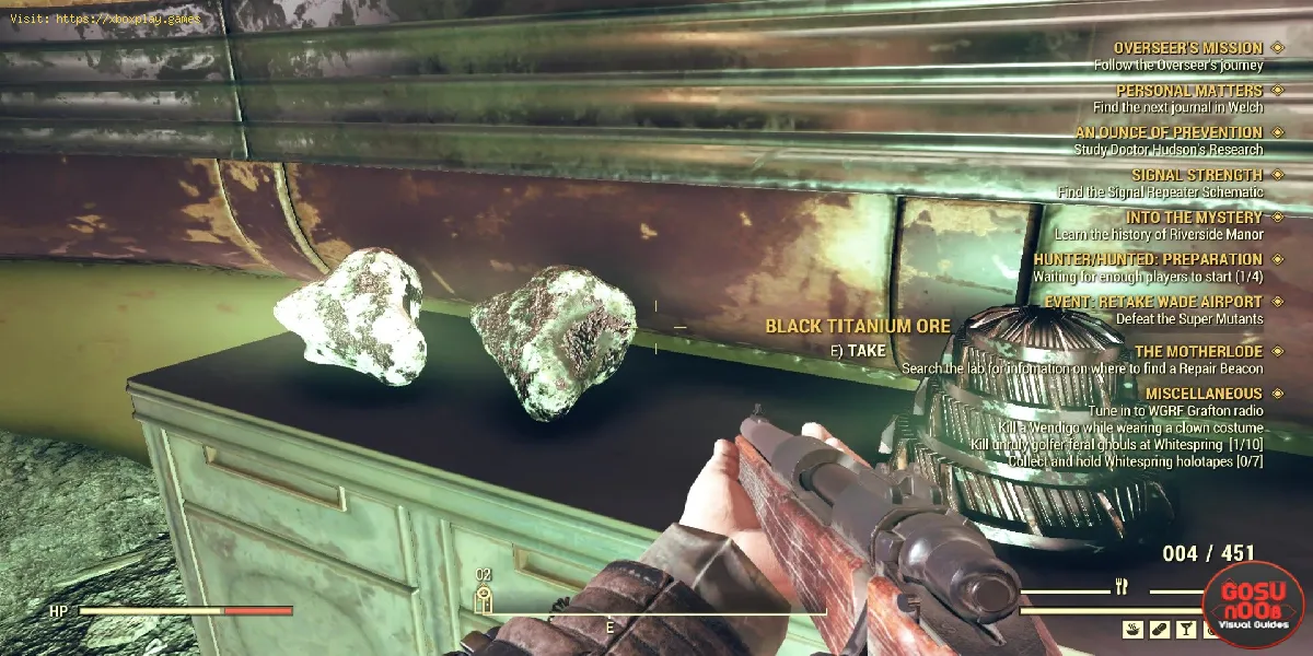 Fallout 76: So finden Sie schwarzes Titan