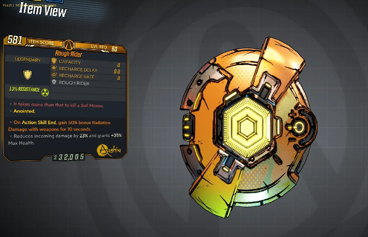 Borderlands 3: Where To Find The Rough Rider Shield