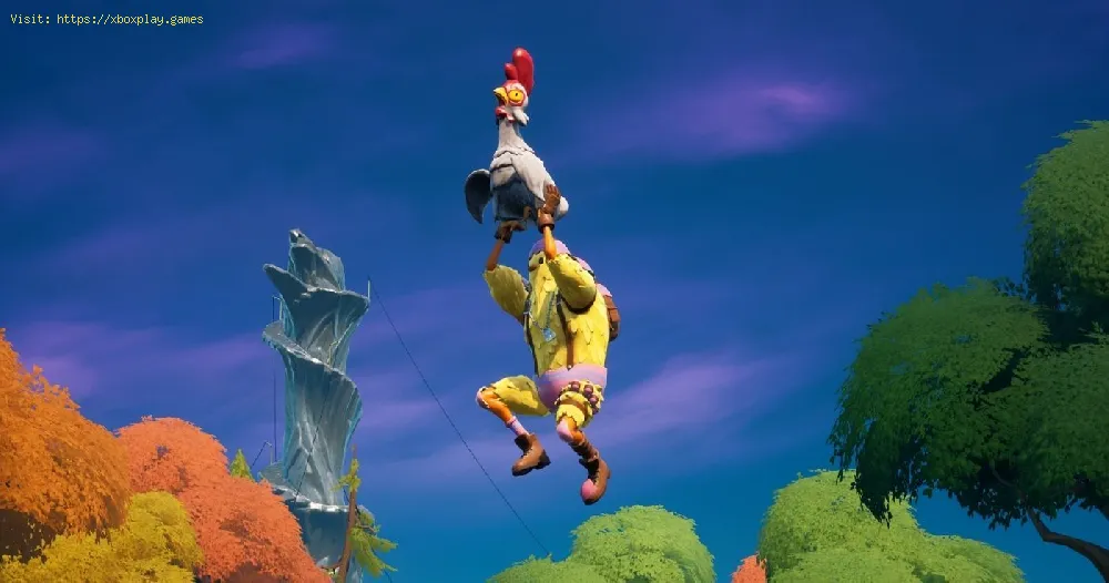 Fortnite: How to Chicken Glide at Colossal Crops
