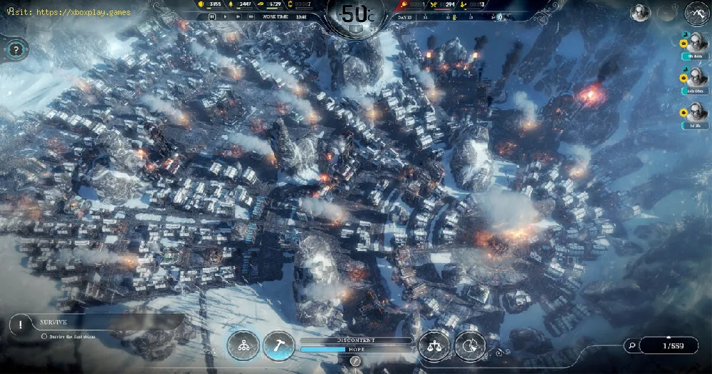 Frostpunk: How does temperature affect citizens