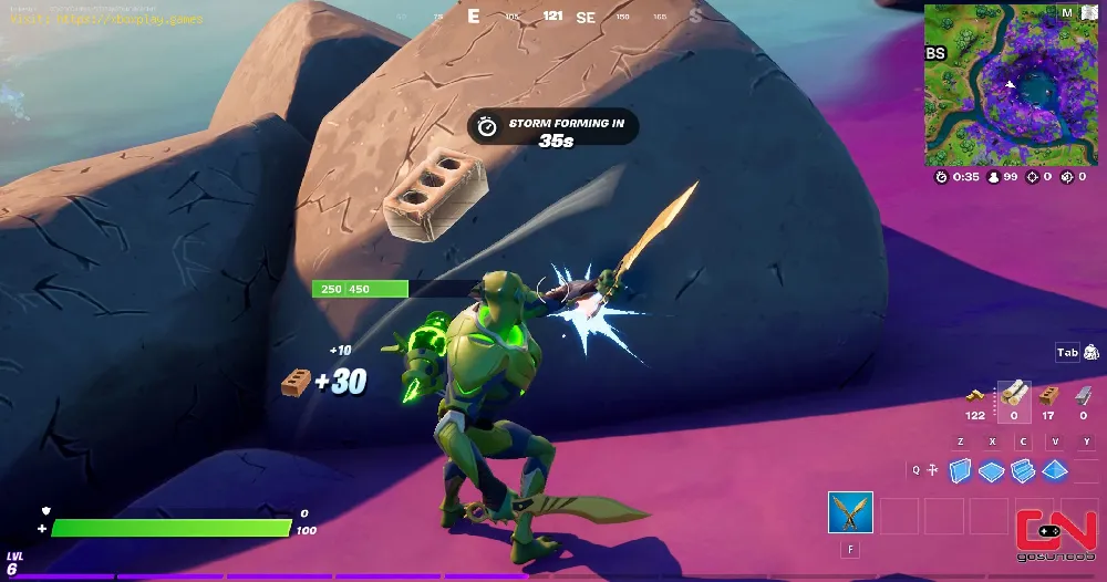 Fortnite: Where to Collect Stone from The Aftermath