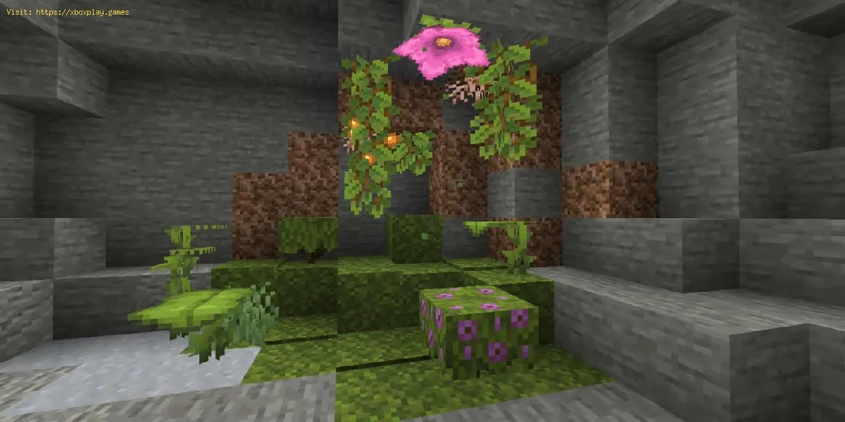 Minecraft: Como obter flores de esporos