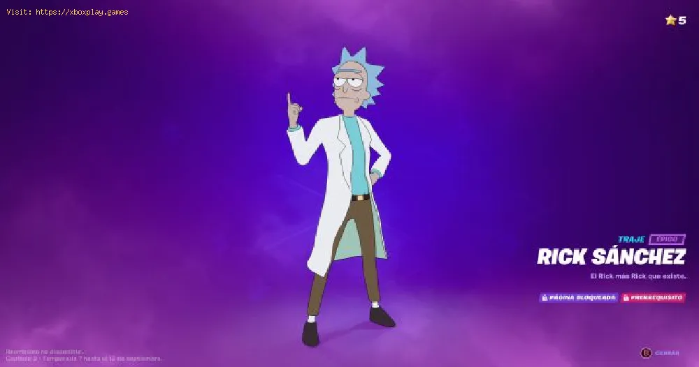 Fortnite: How to get the Rick Sanchez  skin in Chapter 2 Season 7