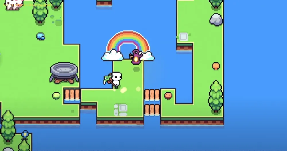 Forager: How to solve the Rainbow Puzzle