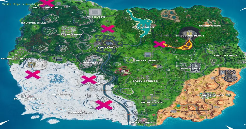 Fortnite: Where to Collect Spray Cans from Dirty Docks Warehouses or Pleasant Park Garages