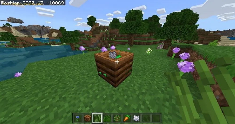 Minecraft：堆肥を作る方法