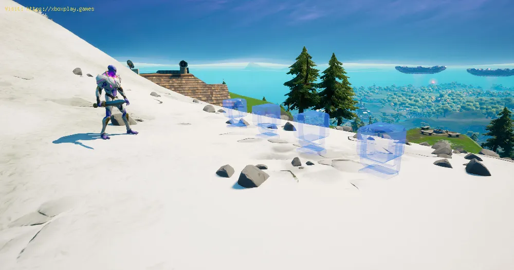 Fortnite: Where to Place Alien Light Communication Device on Mountain Tops