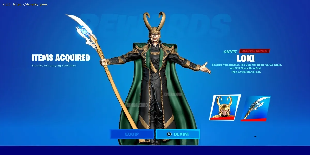 Fortnite: Comment obtenir la Skin de Loki dans la saison 7