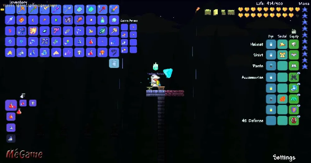 Terraria: How to make a Greater Healing Potion