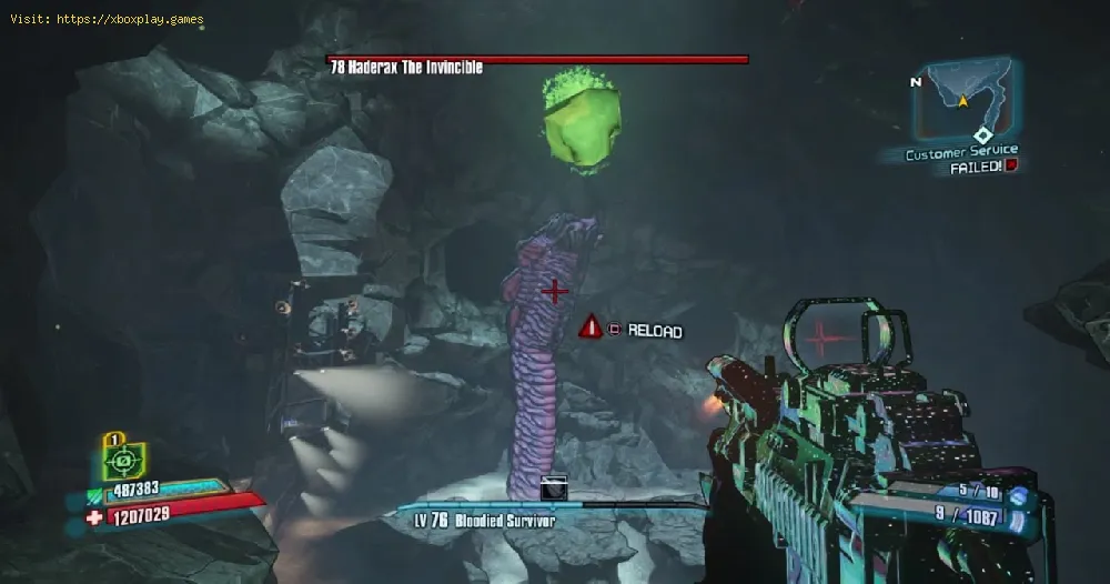Borderlands 2: How to Beat Haderax the Invincible  and Get Toothpick Assault Rifle