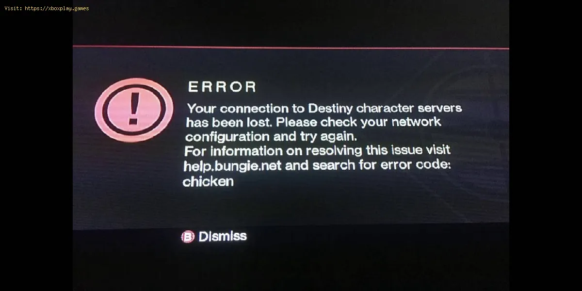 Destiny 2: Cómo arreglar el código de error Chicken