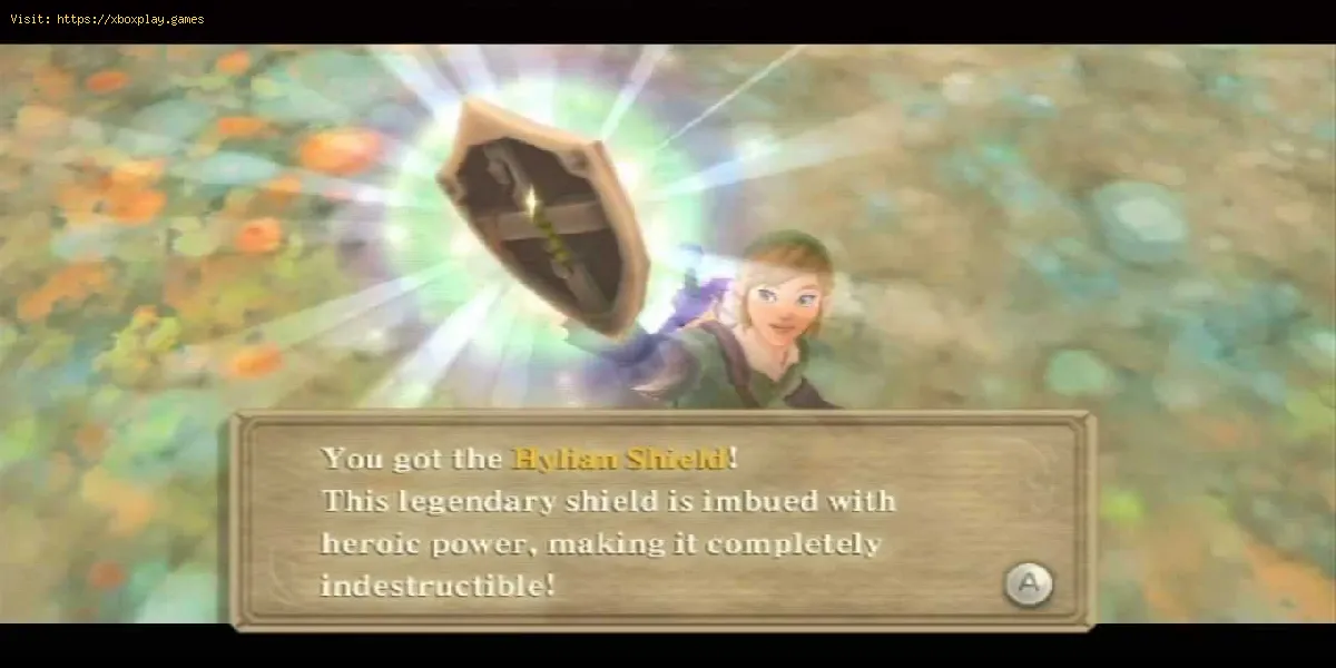 Legend of Zelda Skyward Sword HD: Como obter o escudo de Hylian