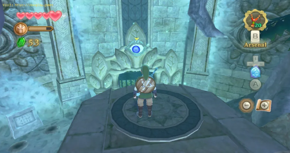 Legend of Zelda Skyward Sword HD: How to Solve Eye Door Puzzle