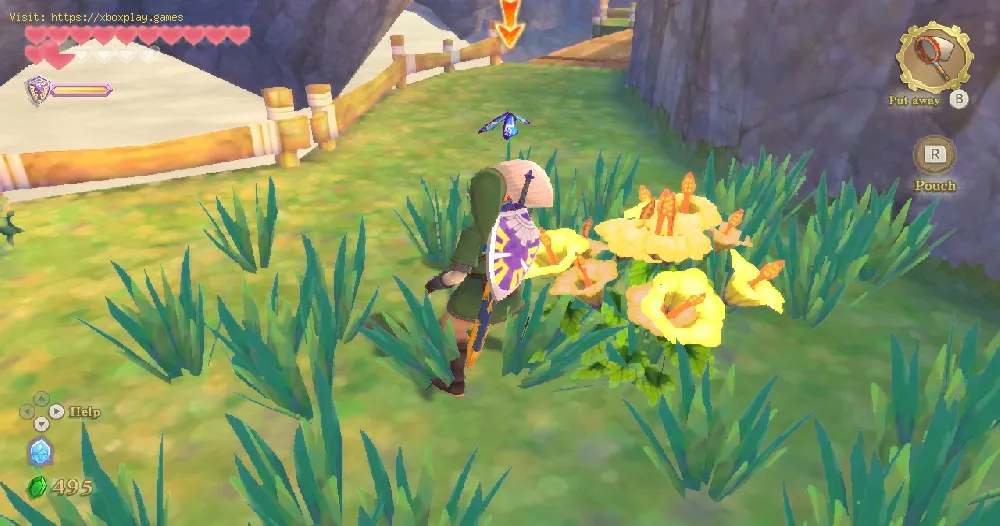 Legend of Zelda Skyward Sword HD：昆虫を捕まえる方法