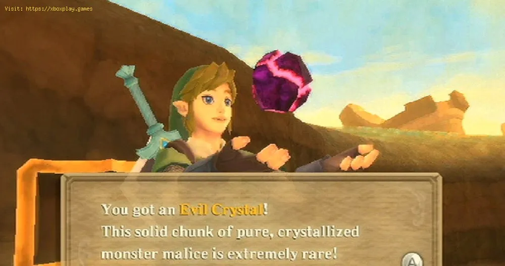 Legend of Zelda Skyward Sword HD：邪悪なクリスタルを入手する方法