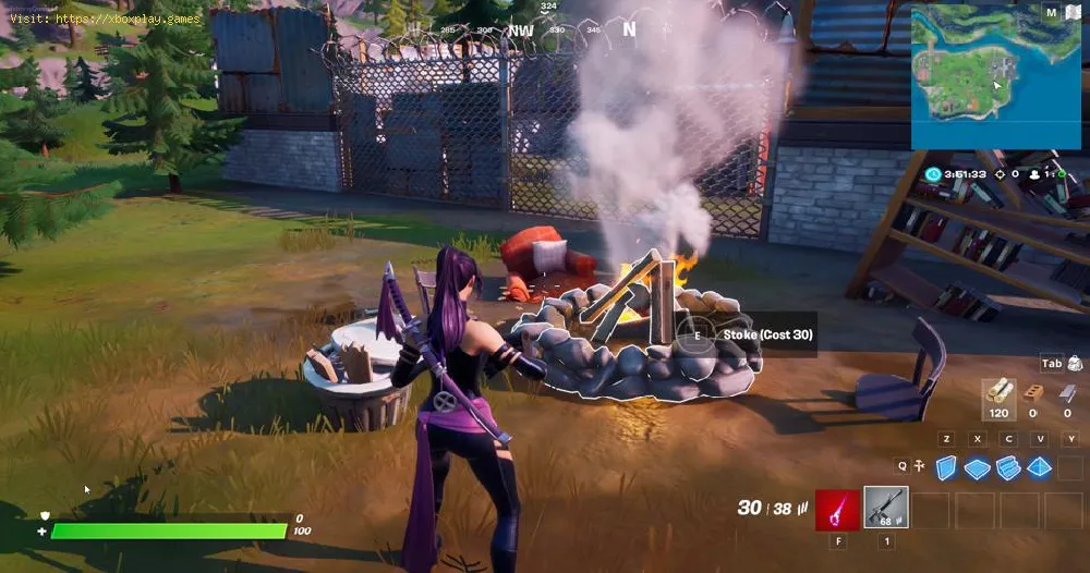 Fortnite : Where to stoke campfires near different hatcheries