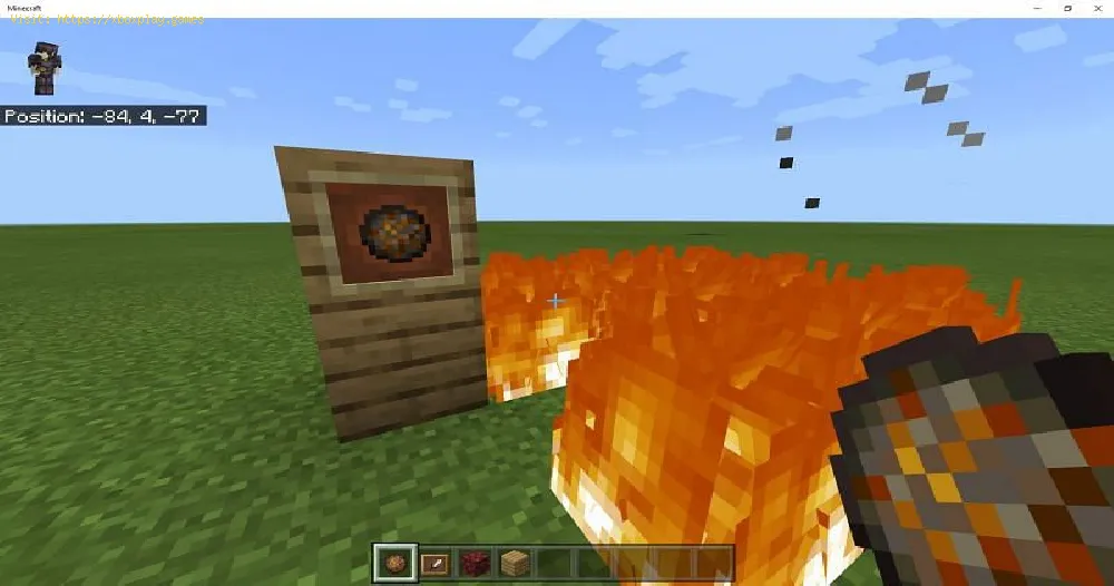 Minecraft：火を充電する方法