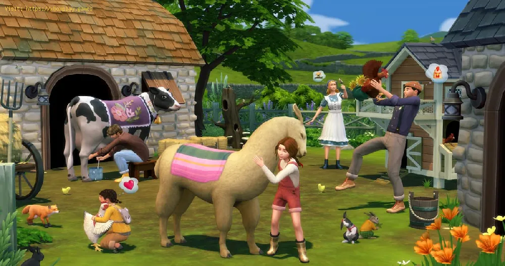 The Sims 4: How to get cows and llamas