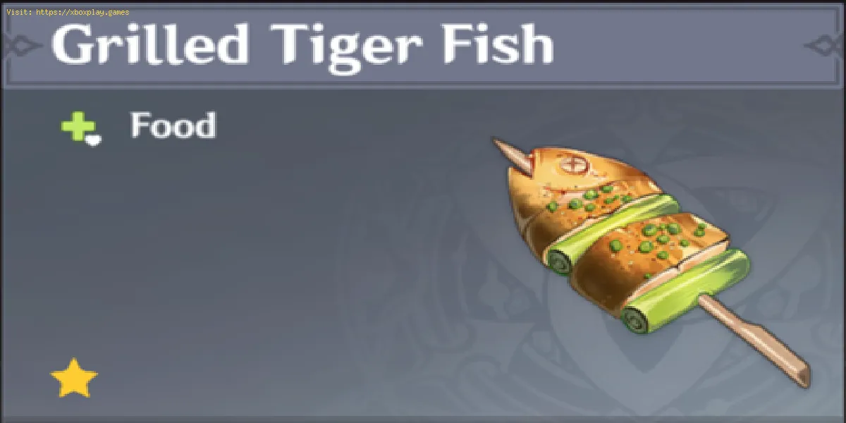 Genshin Impact: Cómo obtener pescado tigre a la parrilla