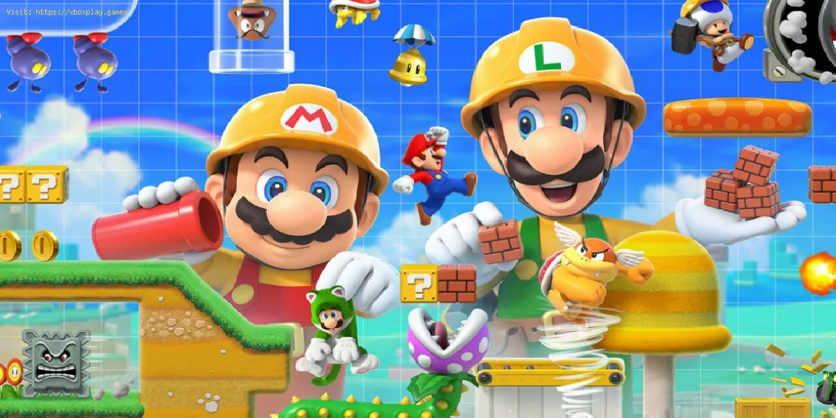 Super Mario Maker 2: Come cambiare personaggio: Mario, Luigi, Toad o Toadette.