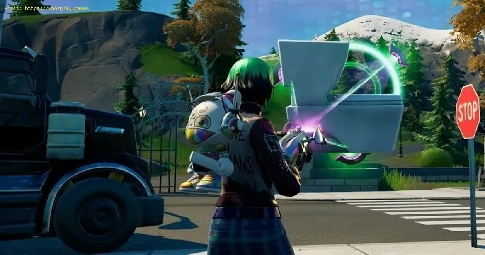 Fortnite: How to Launch Toilets with a Grab-itron