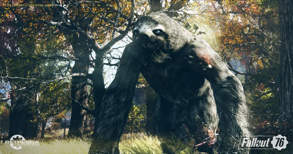 Fallout 76: How to Find Mega Sloths