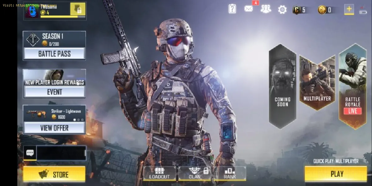 Call of Duty Mobile : Activation du gyroscope