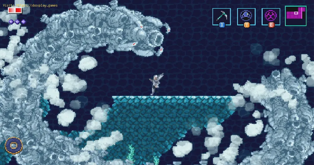 Axiom Verge 2: How to turn on the Antarctic base