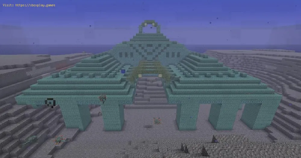 Minecraft：海の記念碑を見つける場所