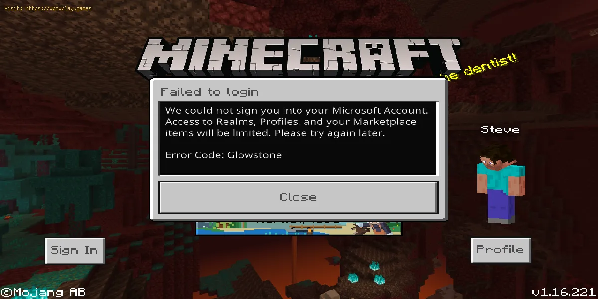 Minecraft: Cómo reparar el error Glowstone
