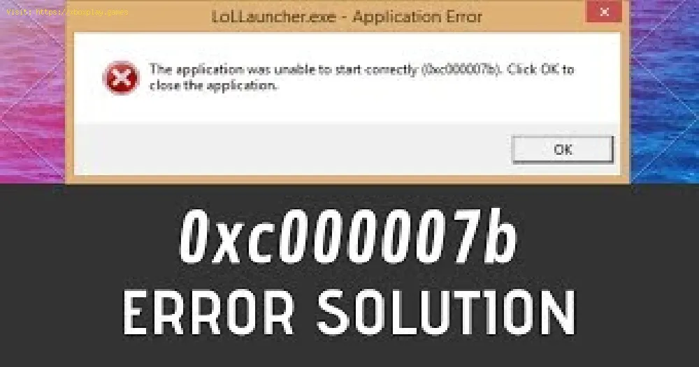 Apex Legends: How To Fix 0xc000007b Error