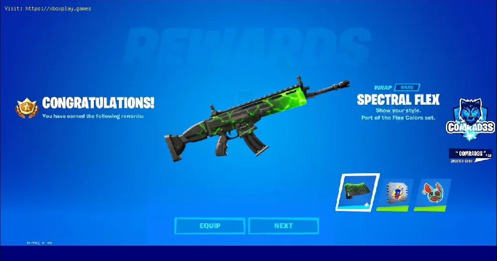 Fortnite: How to get the Spectral Flex Wrap