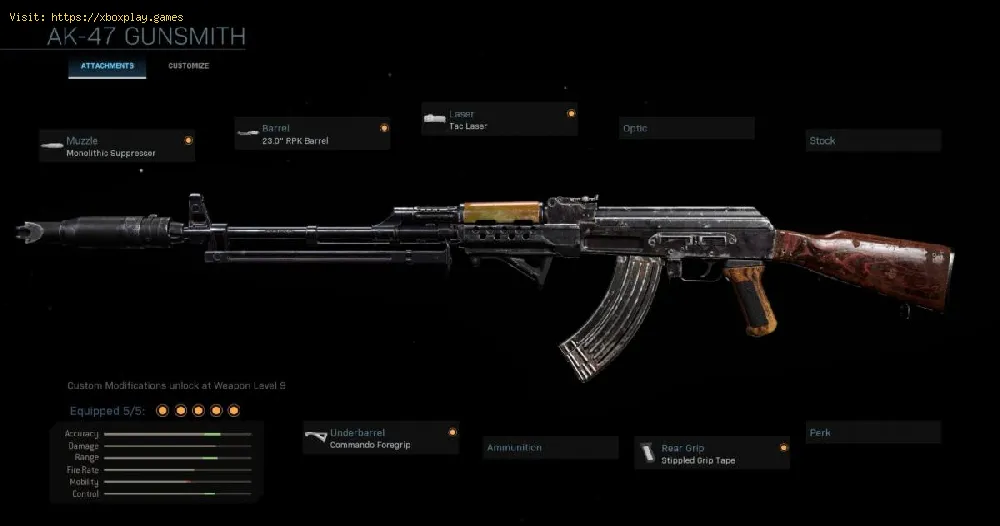 Call of Duty Warzone：シーズン5に最適な冷戦AK-47ギア