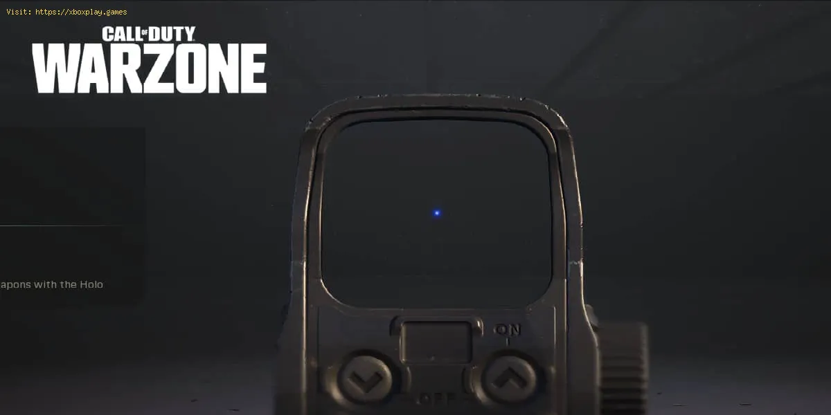 Call of Duty Warzone: Cómo desbloquear el punto azul para miras Holo