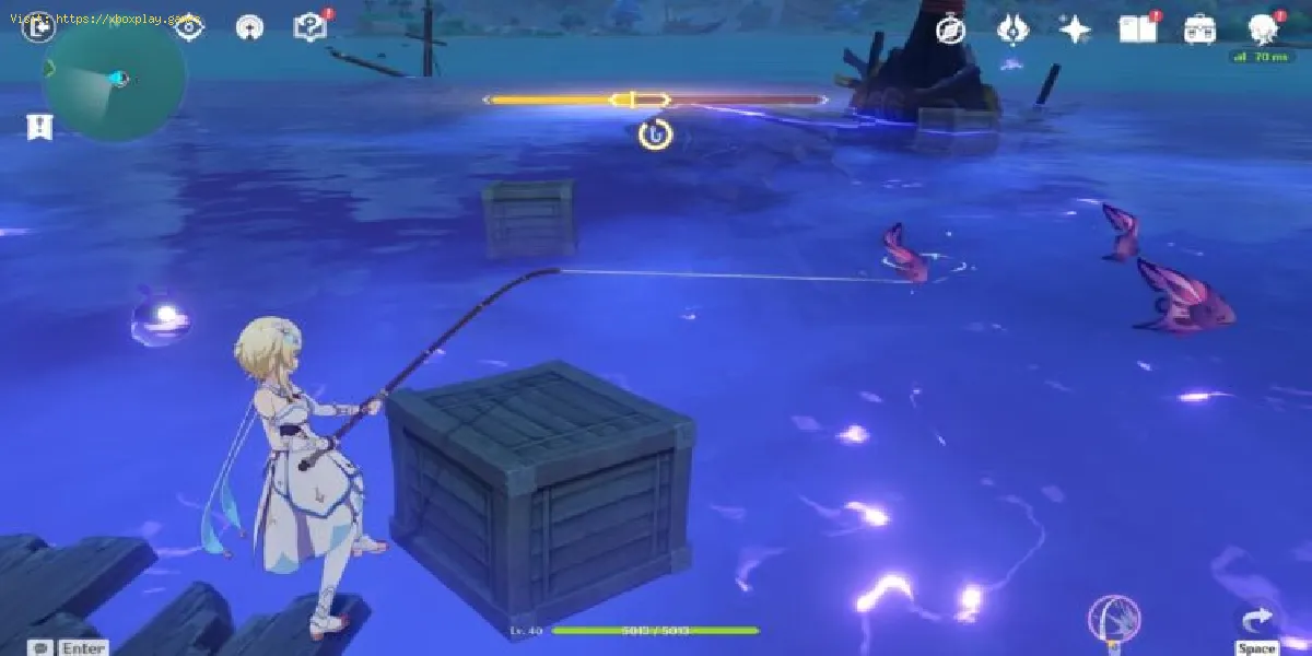 Genshin Impact: Como capturar o peixe-anjo Raimei