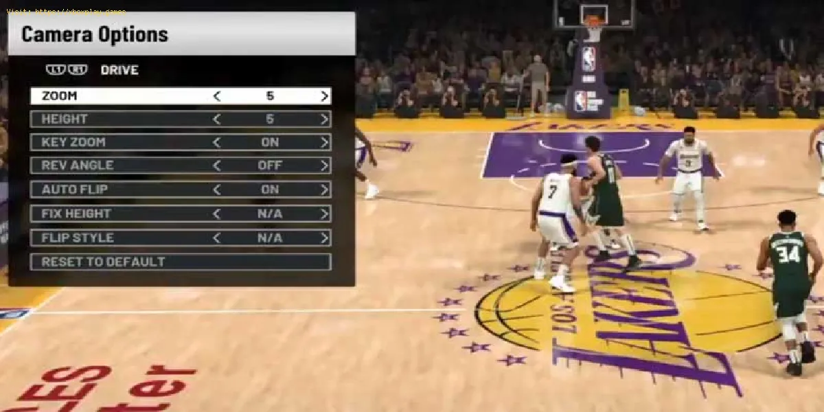 NBA 2K22: Como alterar o ângulo da câmera